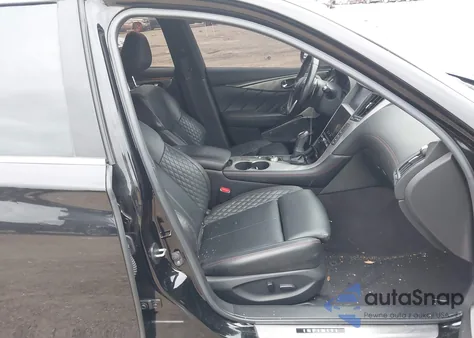 2018 Infiniti Q50 3.0T Red Sport 400 from USA, damaged, VIN JN1FV7AP3JM460783